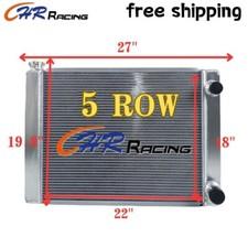 5 ROW Universal 22" Core Cross Flow Radiator Dual Pass