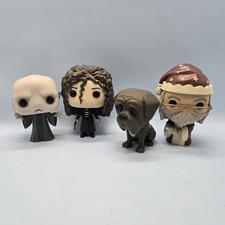 HARRY POTTER FUNKO POPS • Lot of 4: Voldemort, Bellatrix, Fang, Dumbledore Vinyl