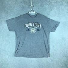 MV Sport United States Coast Guard Mens Short Sleeve Crew Neck Gray T Shirt 2XL