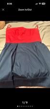 French Connection Women’s Sleeveless Dress Red And Blue Size Med