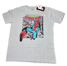 Marvel The Amazing Spider-Man Classic Comics Men’s Size Medium Gray T-Shirt