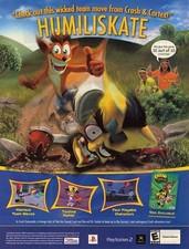 Crash Bandicoot Twinsanity Playstation 2 PS2 Xbox 2004 Promo Ad Art Print Poster