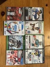 Video Game Bundle Tiger Woods Madden 06 NCAA 06 MLB 2k8 Wii uDraw NBA2k14,11 gho