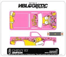 '83 CHEVY SILVERADO Custom WaterSlide Decal for hot wheels 1/64