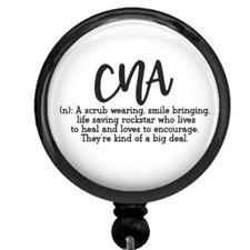 CNA Definition Nurse ID Badge Reel Retractable Medical Work ID Card Holder