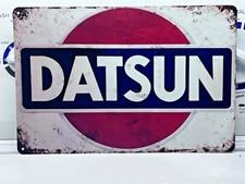 DATSUN Metal Tin Metal Sign Man Cave Garage 12"x8" Nissan 240z 260z 280z B210