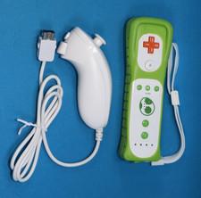 YOSHI DESIGN MOTION PLUS CONTROLLER & NUNCHUCK FOR NINTENDO WII WII U BRAND NEW