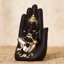 Ganesha Statue Hindu God Ganesh Lord Elephant Figurine Pooja Sculpture Idol