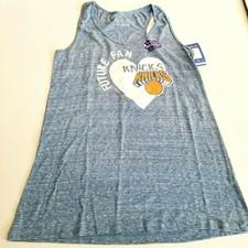 New York Knicks Tank Shirt Womens Maternity Large Blue NBA NWT