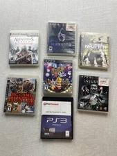 PlayStation 3 Game Lot Of 7 Sony PS3 Tomb Raider Assassins Creed Resident Evil
