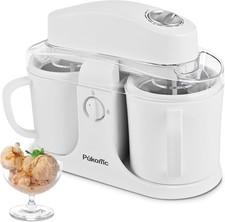 Ice Cream Maker Machine with Two Ice Cream Bowls