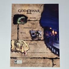 God of War PlayStation 2 PS2 Immortals Print Ad/Poster Promo Art