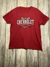 Chevrolet chevy automotive  t-shirt men's xl red