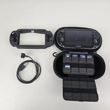 PS Vita PCH-1001 Bundle Console -Charger- Case- 5 Games Sony PlayStation 