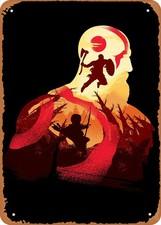 Best Collection God of War Kratos Vintage Tin Metal Signs Home Décor 8x12 