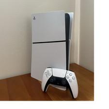 Sony PlayStation 5 White Console with Controller, slim disc