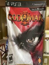 God Of War III 5' Flag Banner Poster Sony PlayStation 3 PS3 2010 Rated M Mature