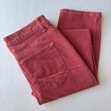 Talbots Heritage Straight Leg Corduroy Pants Pink Women’s Size 6 Colorful Twee