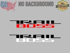 Trail Boss Vinyl Decal - Pair - Fits Chevrolet Silverado - Bedside Decal