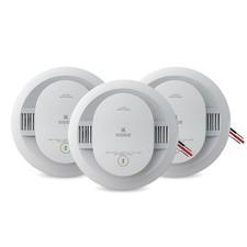 Kidde Hardwired Smoke Detector for Home, 10-Year Battery 3 Pack, White 20SA10