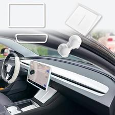 White 4PCS Silicone Center Console Accessories Kit for Tesla Model 3 Highland