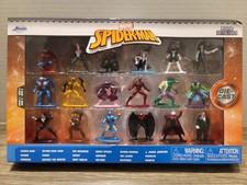 Spider-Man Mini Figures Nano Die-Cast - Series 9 Jada Marvel 18 Piece Set  - New