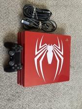 Sony PlayStation 4 Pro PS4 2TB Spider-Man Limited Edition Console and Controller