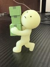Smiski Moving Series Balancing Boxes Glow in the Dark Figure