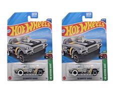 2025 Hot Wheels '62 Chevrolet Corvette Gasser #182 Gray- Set of 2