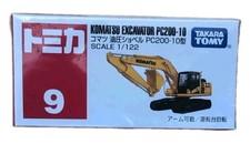 Takara Tomy Tomica #9 KOMATSU EXCAVATOR PC200-10  Diecast Model New 1/122 Scale 