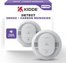 Kidde 30CUD10-V Smoke & Carbon Monoxide Alarm with Voice, 10-Year Battery