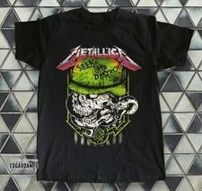 Metallica Seek And Destroy Black Unisex T-shirt Size S-5XL