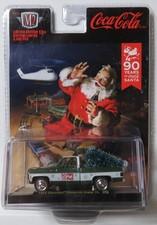 M2 Machines Coca Cola 1973 Chevrolet Cheyenne Super 10 Christmas