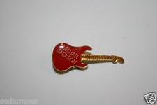 WOW RED Vintage MICHAEL JACKSON 1980s Guitar Concert Promo Pin Pinback RARE