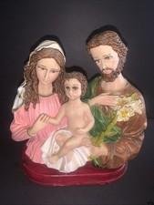 Holy Family Statue Mary Joseph Baby Jesus Religious Catholic Christian Figurine