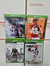 Microsoft Xbox One Game Bundle Assassin's Creed Valhalla Star WARS MADDEN NBA