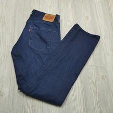 Levis 501xx Jeans Mens 32x32 (Tag 34x34) Red White Blue Button Fly Straight Leg