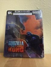 Godzilla vs. Kong - 2021 4K & Blu-ray Best Buy Exclusive SteelBook NEW SEALED