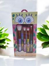 Spongebob Squarepants Collection Makeup Brushes 4 Pieces Set .