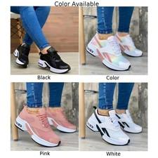New Womens Casual Breathable Mesh Running Sports-Cushion Tennis Shoes
