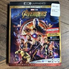 Avengers: Infinity War (4K Ultra HD + Blu-Ray + Digital Code 2018) with Slipcase