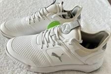 PUMA Ignite Elevate Golf Shoes Men’s 8 White New w/Defects Yellowing Box Damage