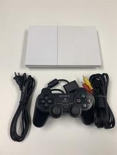 Sony PlayStation 2 PS2 Slim White Console Bundle with 1 Sony Black Controller
