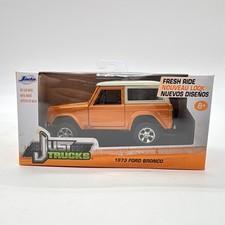 JADA Toys JUST TRUCKS 1973 FORD Bronco 1/24 Scale Diecast Orange Fresh Ride New