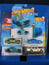 HOT WHEELS NISSAN DATSUN 2000 GT-X 510 BLUEBIRD 510 WAGON 180SX SET OF 5