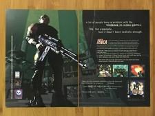 Codename: Tenka PS1 Playstation 1 1997 Vintage Print Ad/Poster Official Art Rare