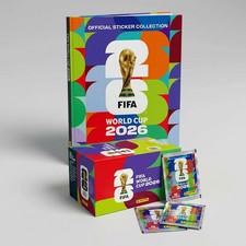 Panini FIFA World Cup 2026 Display Box 104 Packs + Hardcover Album Bundle 