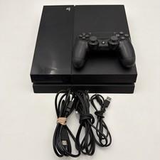 Sony Playstation 4 500GB Black Console PS4 W/ Controller & Cords Tested Working!