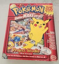 Pokemon Project Studio Red Version Gotta Make 'Em All! - CD-ROM NIB
