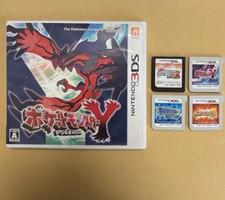 Pokemon Y White 2 Alpha Sapphire Sun Nintendo 3DS DS CIB Set of 4 Japan